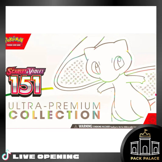 Scarlet And Violet 3.5 151 English Cards Live Opening @Packpalace Ultra Premium Collection Card