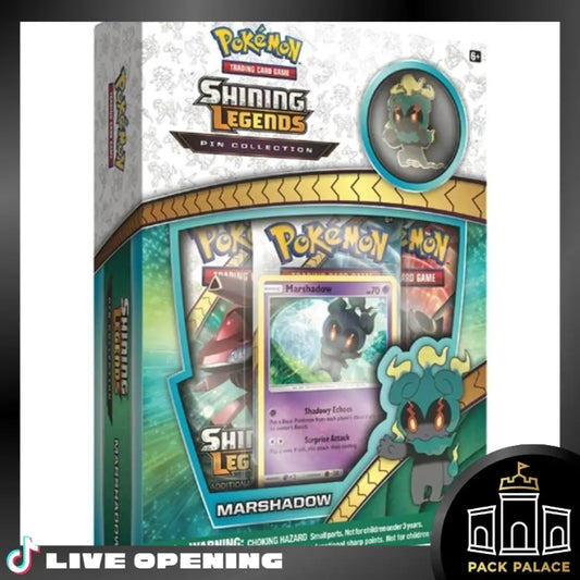 Shining Legends Pin Collection Cards Live Opening @Packpalace