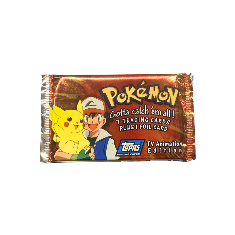 Pokemon Topps Booster Pack Card Live Opening @Packpalace 1999 Tv Animation Series 1 Card Games