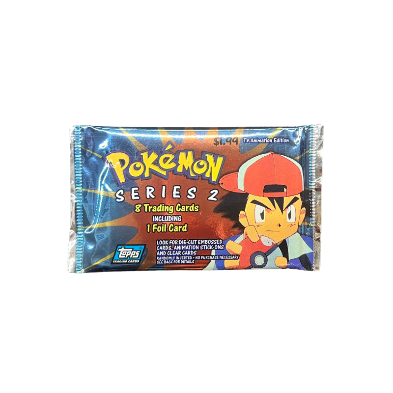 Pokemon Topps Booster Pack Card Live Opening @Packpalace 1999 Tv Animation Series 2 Card Games