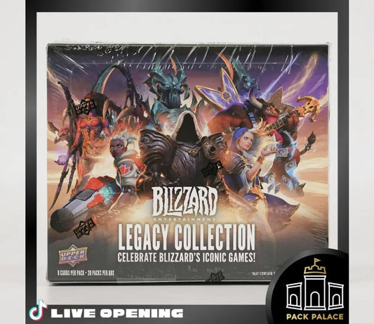 Upper Deck 2023 Blizzard Entertainment Legacy Collection Hobby Box Cards Live Opening @Packpalace